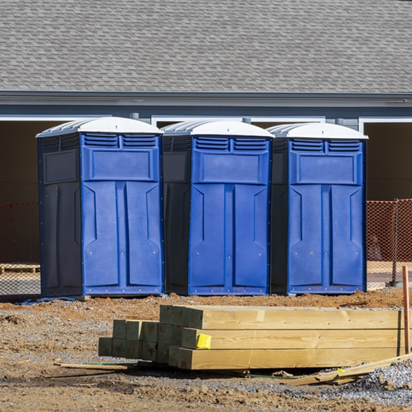 can i customize the exterior of the portable restrooms with my event logo or branding in Camden Point Missouri